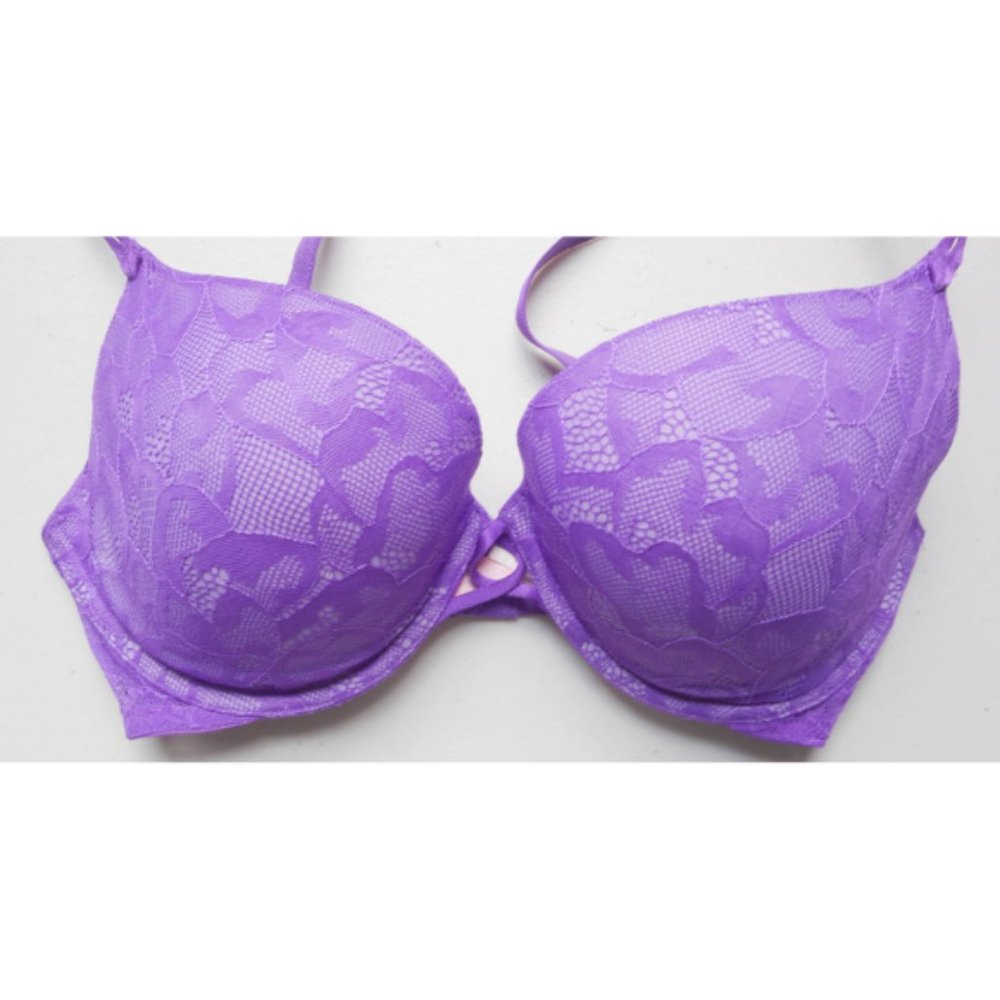 Victoria's Secret Purple Lace Bra Size 34D